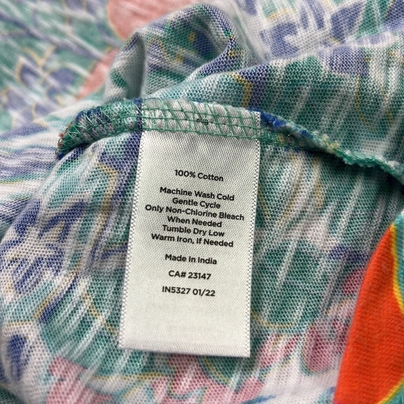 TALBOTS Tropical Cotton Dress, EUC - Picture 10 of 12